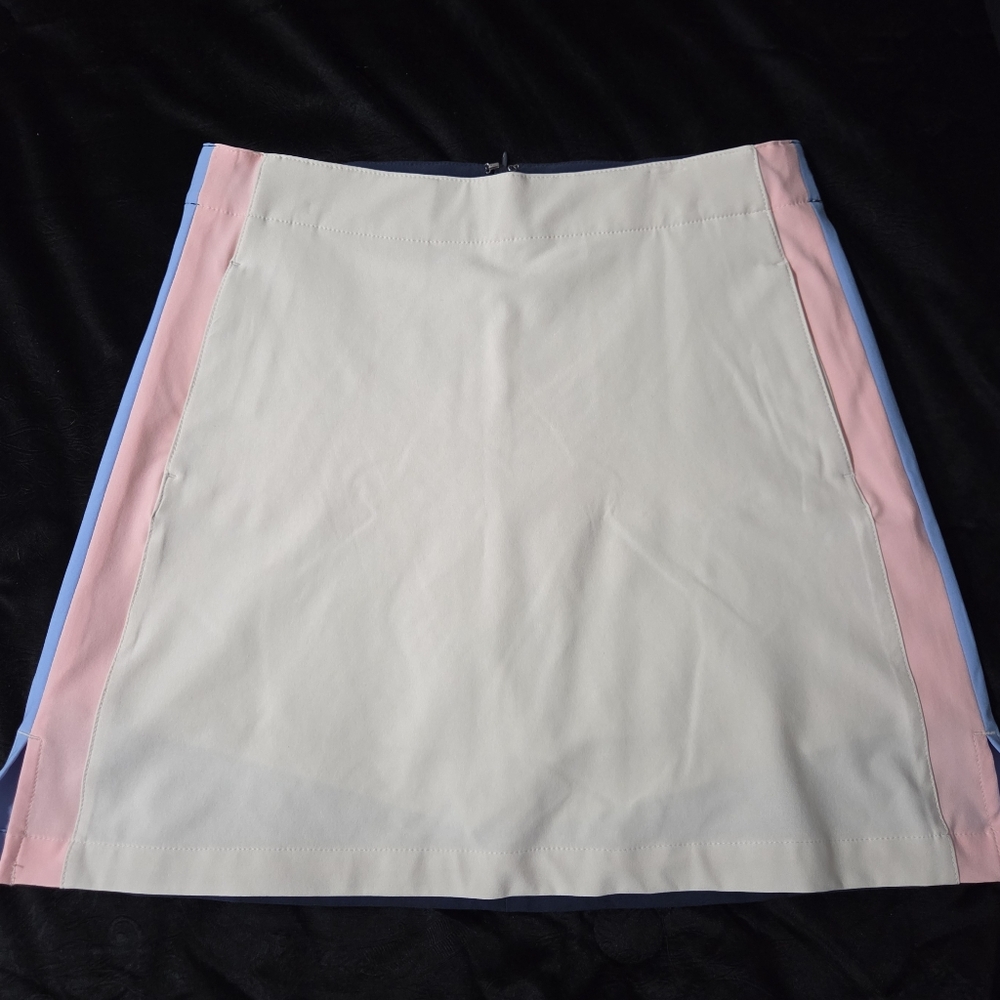 Lady Hagen Blue and Cream Skirt